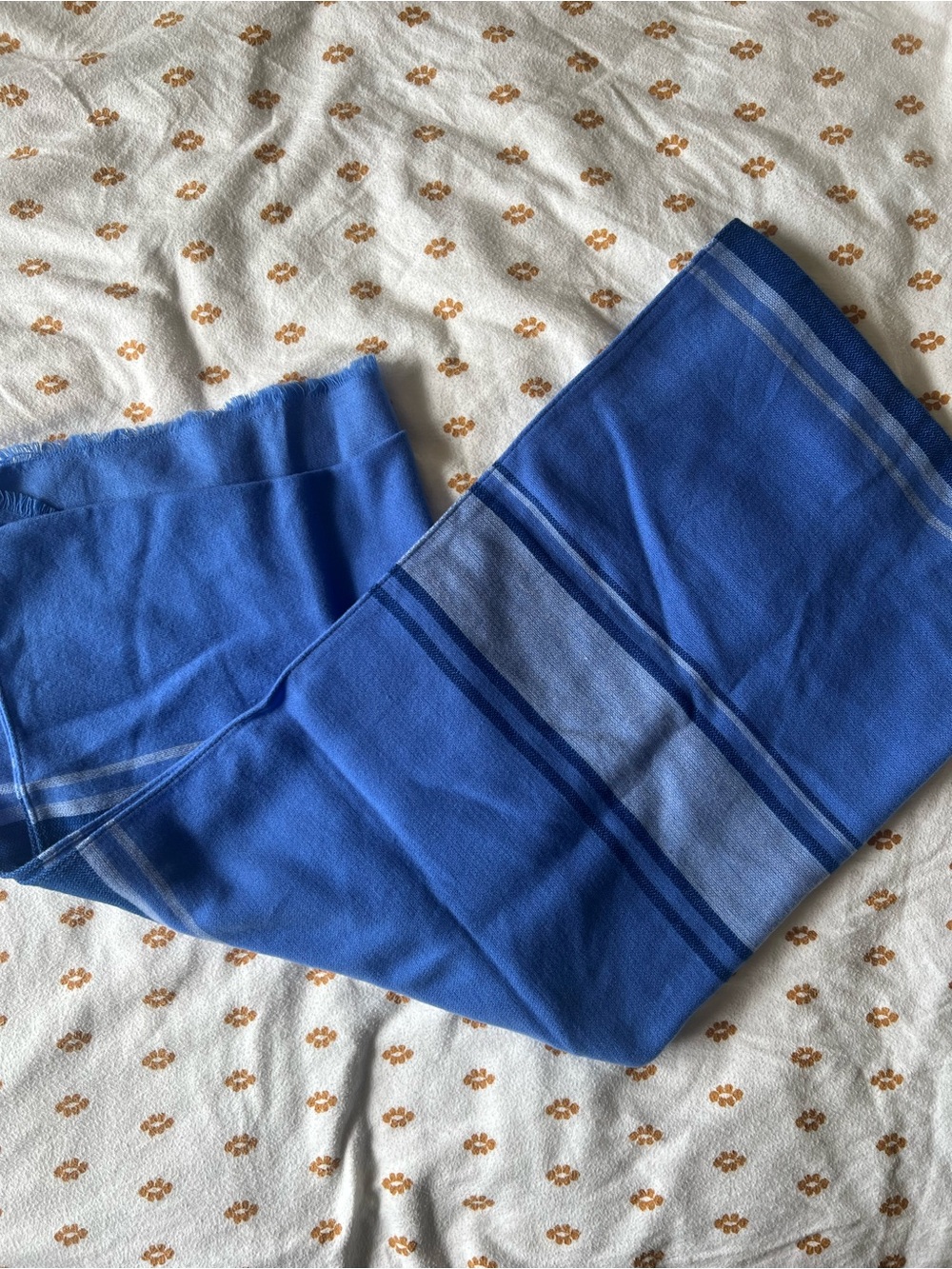 Old Navy Blue Striped Scarf